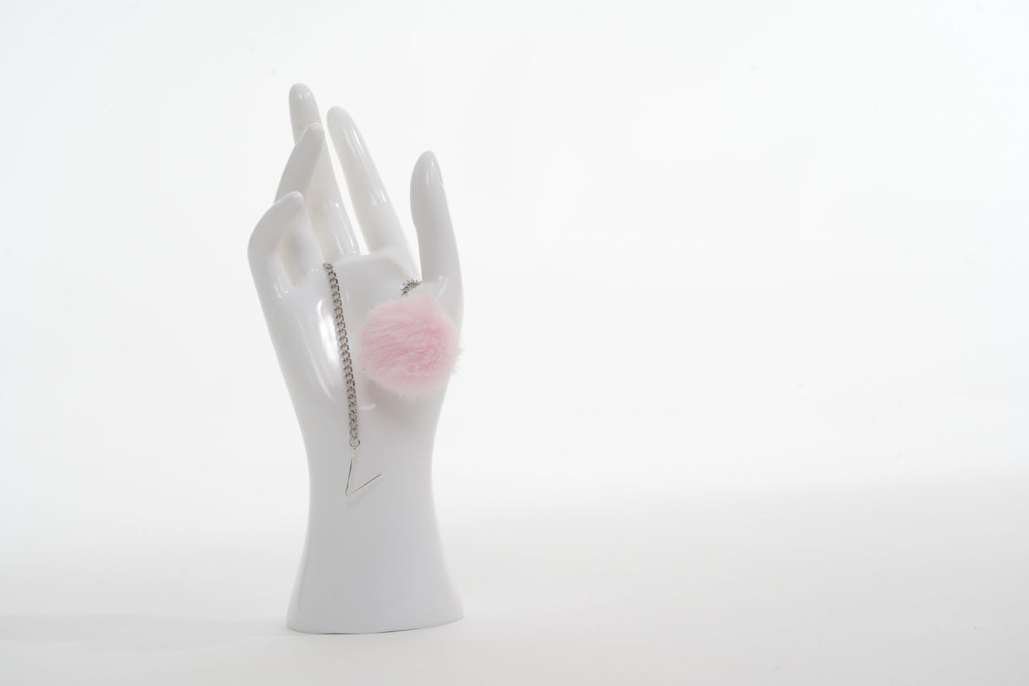 Siermaatje Zilver met Lichtroze | Armband Hulpmiddel