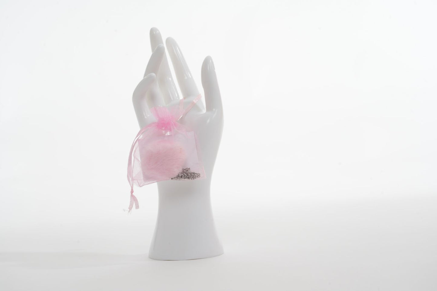 Siermaatje Zilver met Lichtroze | Armband Hulpmiddel