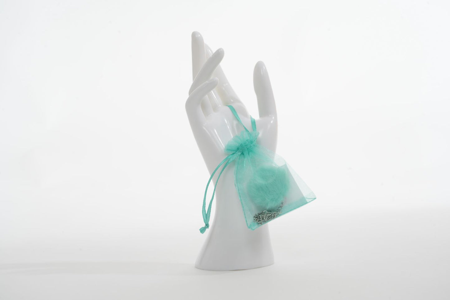 Siermaatje Zilver met Turquoise | Armband Hulpmiddel