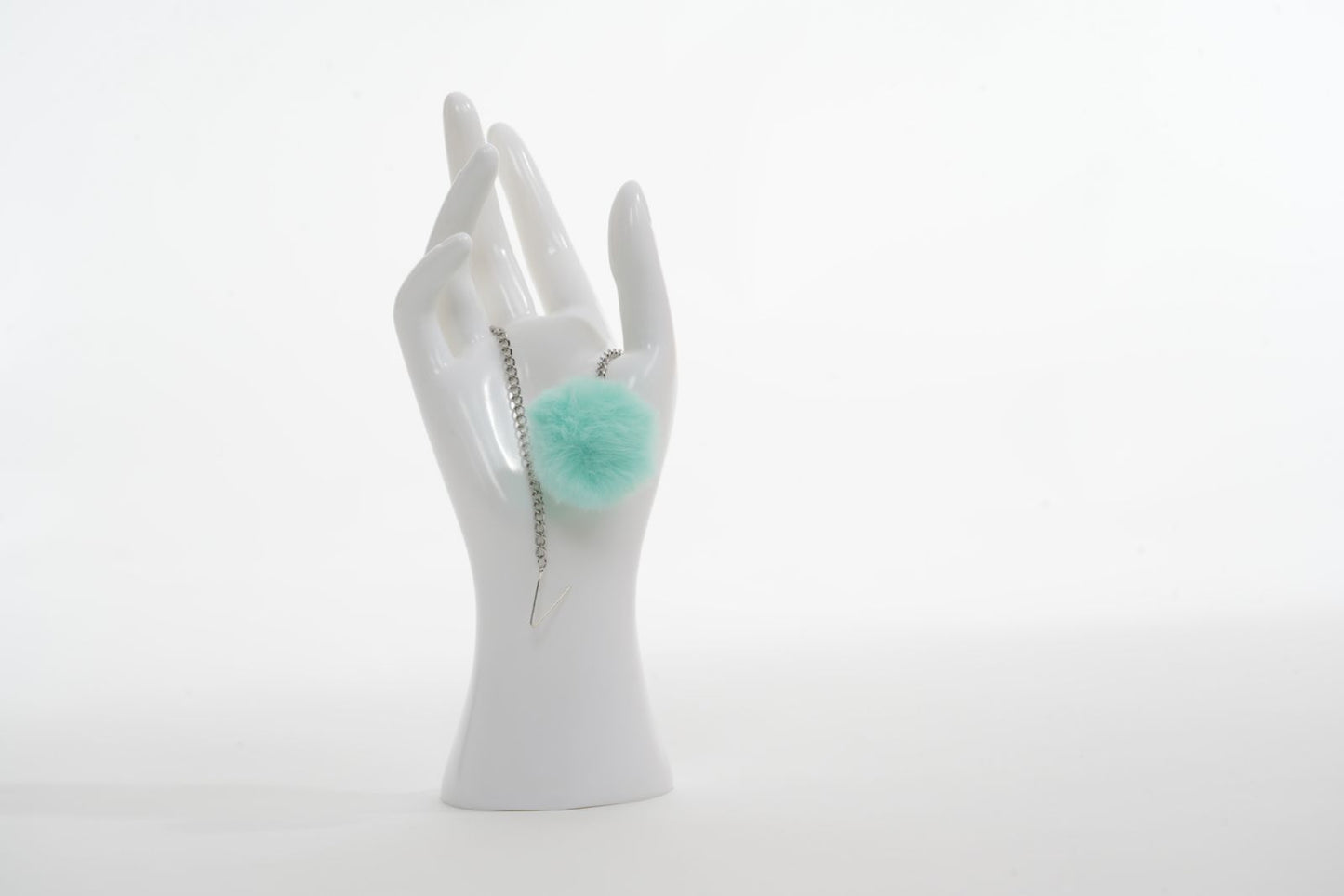 Siermaatje Zilver met Turquoise | Armband Hulpmiddel