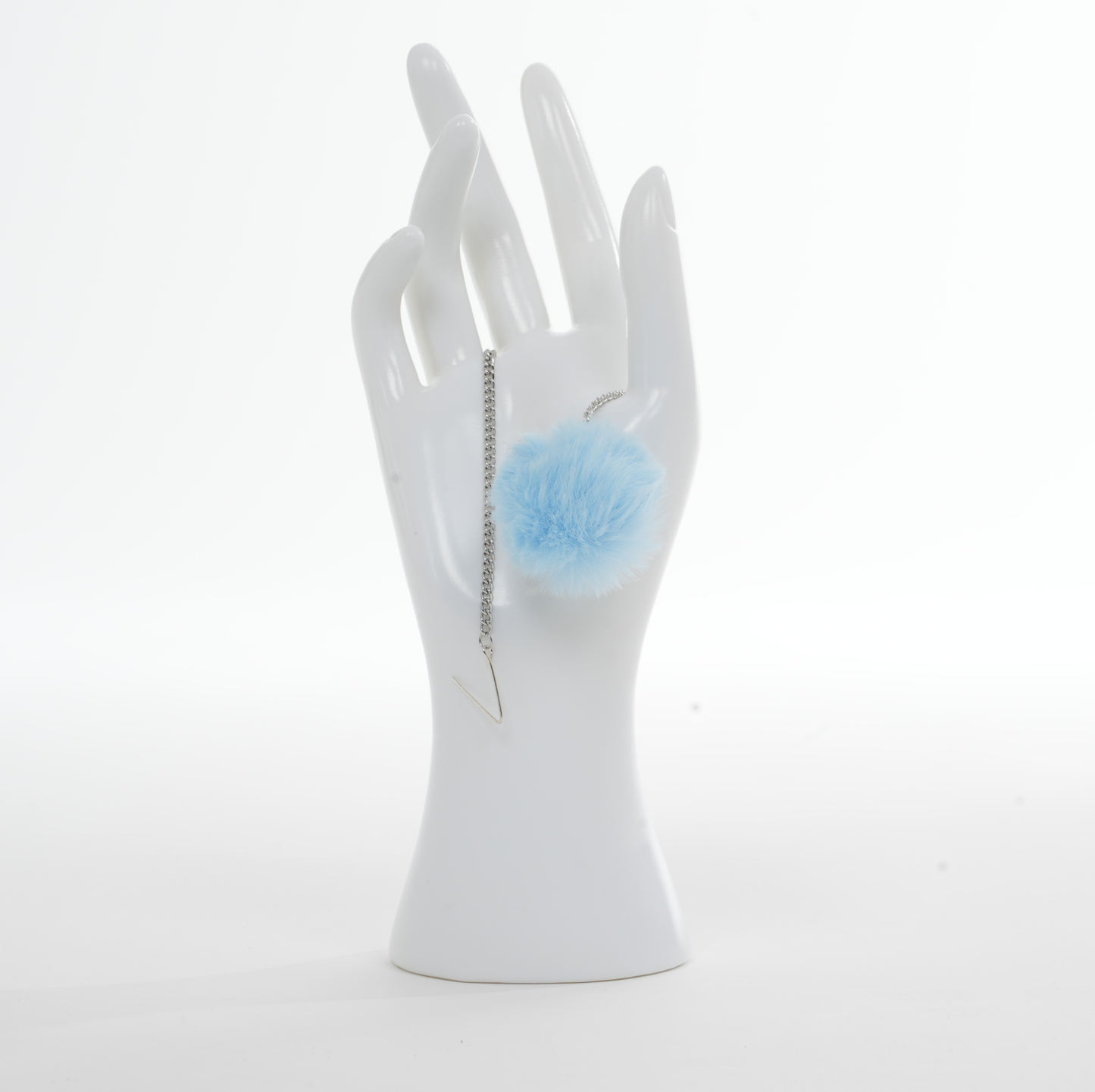 Siermaatje Zilver met Blauw | Armband Hulpmiddel